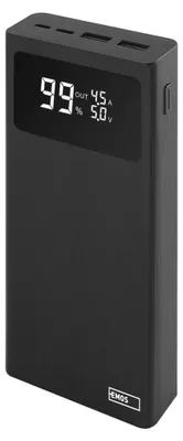 Powerbanka EMOS BetaQ 20, 20 000 mAh, 22,5 W, černá