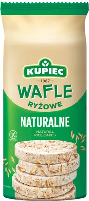 Obrázek produktu pro Wafle ryżowe naturalne KUP 120 g