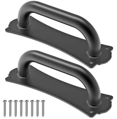 Zdjęcie produktu dla Solidchoice - Zestaw 2 solidnych metalowych klamkach do drzwi, długość 20 cm