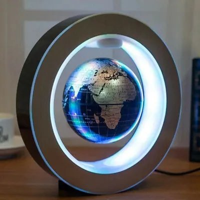 Produktbild von 4 Zoll LED Licht, hängender schwebender Globus, geeignet für pädagogisches Zuhause, Innendekoration, Geburtstags und Weihnachtsgeschenke