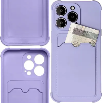 Produktbild von Karte Armor Fall Fall Abdeckung für Iphone 12 Pro lila