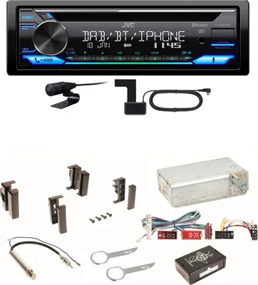 Produktbild von JVC KD-DB922BT Bluetooth Digitalradio Einbauset für Audi A4 B5 A6 4B C4 A8
