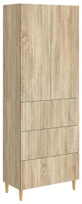 Imagen del producto de Juego de armarios 2 pcs Roble Sonoma 66 x 34,5 x 90 cm