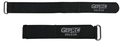 Produktbild von GEPRC LiPo Batterie Strap 20x220mm schwarz 5 Stück