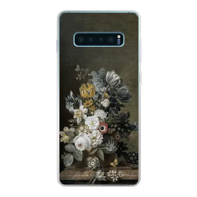 Produktbild von MuchoWow® Handyhülle Schutzhülle Hülle für Samsung Galaxy S10 Lite Stilleben mit Blumen - Alte Meister - Malerei Silikon Softcase Handy Hülle - Schutz