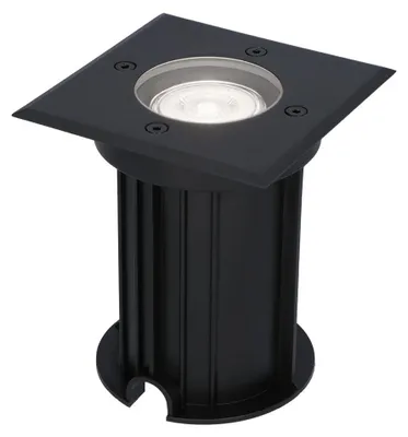 Produktbild von hoftronic LED Bodeneinbaustrahler 4W 345lm 6500K GU10 Schwarz IP67