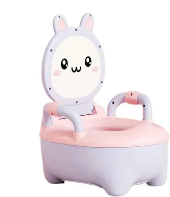 Productafbeelding van Kinderpotjesstoel met toiletbril, dierthema en urinebescherming