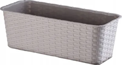 Produktbild von KADAX Balkon-Blumentopf 40 cm Rattan