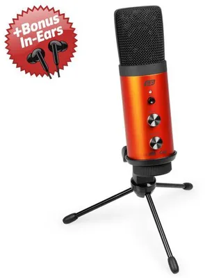 Image de Microphone USB ESI CosMik uCast + écouteurs intra-auriculaires offerts