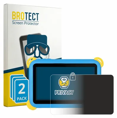 Produktbild von 2x BROTECT Sichtschutzfolie für Laptok Kt1008 7" Anti-Spy Privacy Sichtschutz Blickschutz Folie Blaulicht-Schutz