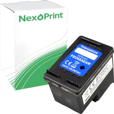 Produktbild von Druckerpatrone kompatibel zu HP F6U68AE 302XL schwarz DeskJet 3639 3638 3637 3636 3635