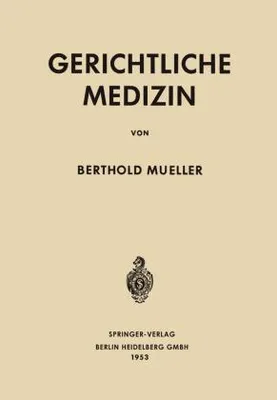 Obrázek produktu pro Gerichtliche Medizin