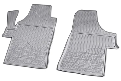 Zdjęcie produktu dla przednie dywaniki gumowe 3D do MERCEDES Vito Viano W639 | 2003-2014 | szary + krawędź