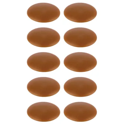 Produktbild von cyclingcolors 10x Abdeckkappen für Torx Schrauben Schraubenabdeckung schraubenkappen Kunststoff, Hellbraun T20 12mm