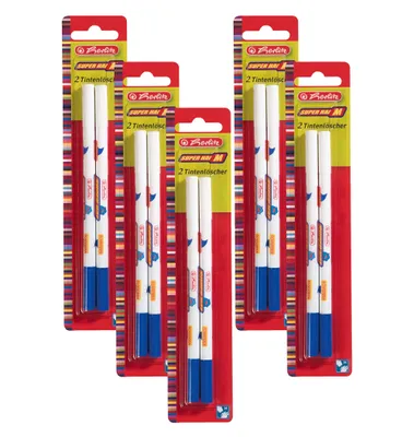 Produktbild von Herlitz Tintenlöscher Superhai, Strichstärke: 1 mm 10er Pack