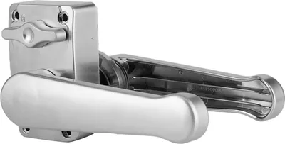 Produktbild von WC-Türhebel-Schloss-Set, Badezimmer-Griffknopf, poliertes Chrom, für Wohnmobil, Wohnmobil, Yacht