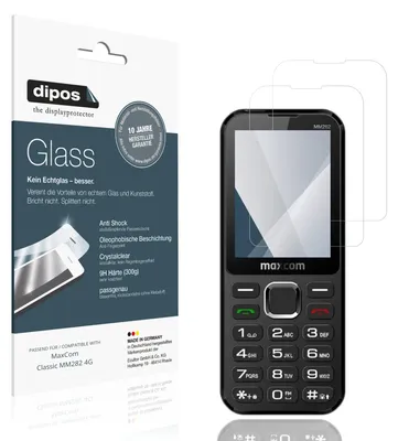 Immagine prodotto di 2x Pellicola Protettiva per MaxCom Classic MM282 4G Protezione Vetro Flessibile 9H dipos
