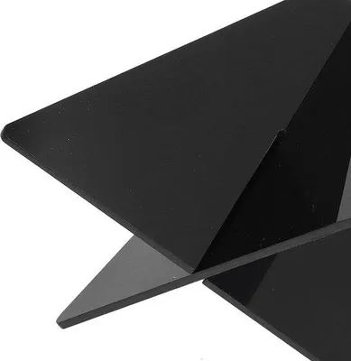 Produktbild von Famanu Buchständer 2 Stück - Stabiler offener Buchdisplay Schwarz