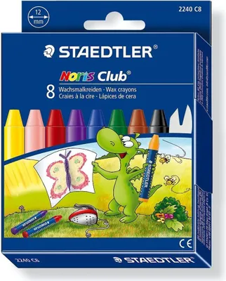 Produktbild von STAEDTLER Wachsmalkreiden Noris club 8 Stück