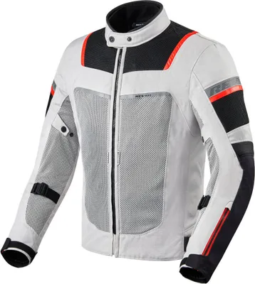 Produktbild von Revit Tornado 3 Motorrad Textiljacke, weiß/schwarz, S