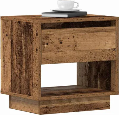 Obrázok produktu pre vidaXL Nočný stolík so zásuvkami z regenerovaného dreva 45 x 34 x 44 cm materiál na báze dreva
