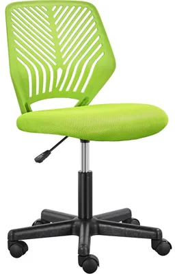 Immagine prodotto di Sedia da ufficio Yaheetech, senza braccioli, ergonomica, colore verde
