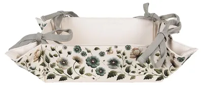 Obrázok produktu pre Košík na chlieb Clayre & Eef 35x35x8 cm béžová bavlna