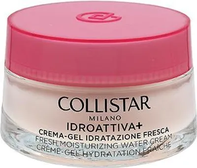 Obrázok produktu pre Collistar Idroattiva+ Fresh Moisturizing Water Cream, Ženy, 50 ml, Krém, Zmiešaná pleť, Normálna pleť, All ages, Hydratačné, Ochrana, Vyvážený, Osviežujúce