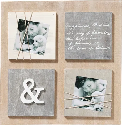 Produktbild von Walther, VV999P,Galerierahmen Bella 4er für 2 Fotos bis 10x10 cm