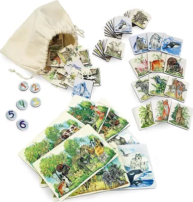Produktbild von Montessori-Brettspiel: Tier-Bingo