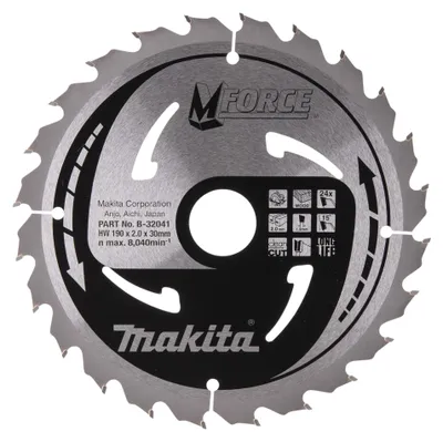 Immagine prodotto di Makita B-32041 Lama M-FORCE 190x30x24Z