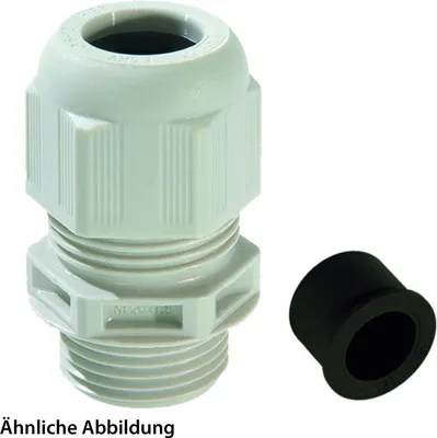 Produktbild von "Verschraubung M16x1,5 mit Reduzierung Polyamid (PA) Gewindelänge 9,0mm"