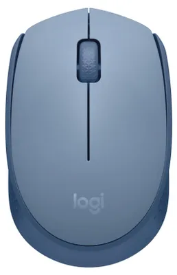 Zdjęcie produktu dla Logitech M171, Oburęczny, Optyczny, RF Wireless, 1000 DPI, Niebieski, Szary