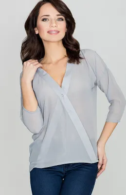 Produktbild von Lenitif Damenbluse Isodamors grau S