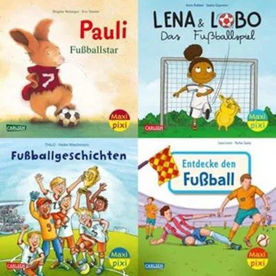 Produktbild von Maxi-Pixi-4er-Set 112: Fußballspaß (4x1 Exemplar)