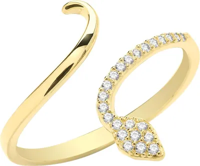 Image de Bague Motif Femme Or 375/1000 avec Oxyde de Zirconium, 55 (17.5); TRS27437RSO