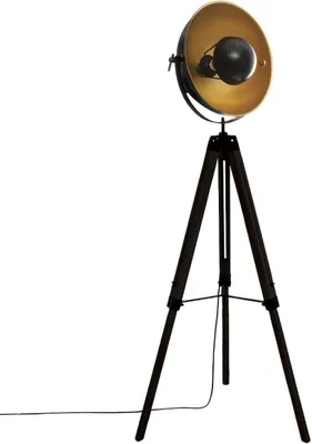 Obrázok produktu pre Stojacia lampa Atmosphera Loft Lahti trojnožka čierny kov (156,5 x 65 x 57 cm)