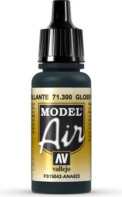 Model Air Glossy Sea Blue 17ml Vallejo Airbrush 571300
