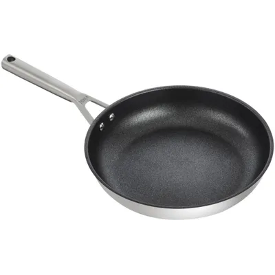 Produktbild von Ninja ZEROSTICK, Rund, Allzweckpfanne, Schwarz, Edelstahl, ZEROSTICK, 260 °C, Edelstahl