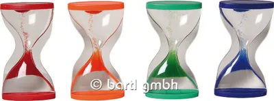 Produktbild von Flüssigkeits-Timer Mini, 11,5 cm Höhe, 1 Minute Laufzeit, Flüssigkeit steigt auf
