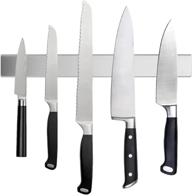 Imagen del producto de Soporte magnético para cuchillos, 30 cm, color , con imanes, para la cocina