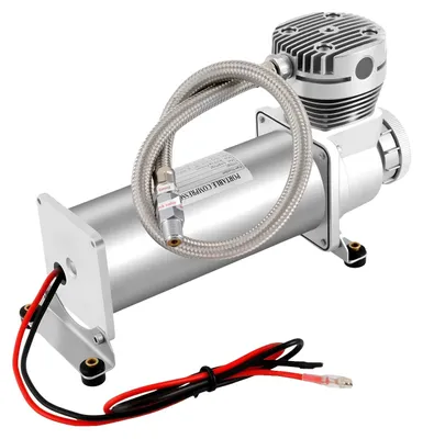 Image de Compresseur d'air, pression maximale de 200 psi, débit d'air de 50 l/min, couleur argent