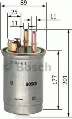 Produktbild von Bosch Kraftstofffilter  0 450 906 308