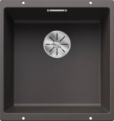 Immagine prodotto di BLANCO SUBLINE 400-U, SILGRANIT® PuraDur®, grigio roccia, senza telecomando di scarico