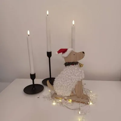 Produktbild von DECOLED Dekoration, Hund, 21,5 x 26 cm