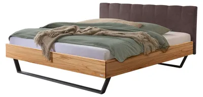 Produktbild von HASENA Schwebebett Enrico 25 Wildbuche Kopfteil espresso 180x200