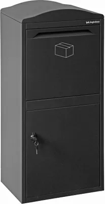 Produktbild von LOGIXBOX Robuster Paketbriefkasten - Ideal für große Pakete - Frontbox Graphitgrau