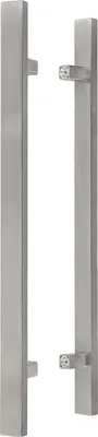 Obrázok produktu pre KOTARBAU® Kovanie na vonkajšie dvere Obojstranná nerezová oceľ INOX 90° kľučka na vchodové dvere 1200x1400 mm