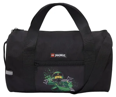 Produktbild von Sporttasche Lego Ninjago LLOYD Grün (Maße: ca. 37 x 23 x 23 cm | Material: Polyester | mit Reißverschluss-Hauptfach)