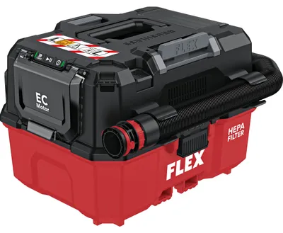 Produktbild von FLEX Kompakter Akku-Sauger mit manueller Filterabreinigung, 9 l, Klasse L VC 9 L MC 18 RC 534916
